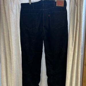Levi's Men's 550 Black Straight Chinos